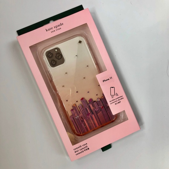 kate spade Accessories - NEW! KATE SPADE JEWELED ROCK CENTER IPHONE 11 CASE